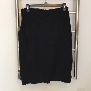 Midi black skirt